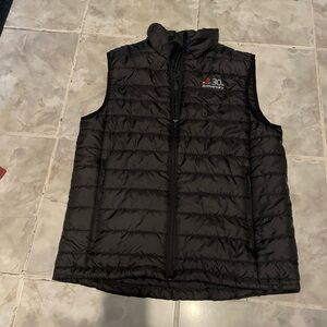 Sony PlayStation 30th Anniversary Employee Crew Dev Puffer Jacket Vest SZ S RARE